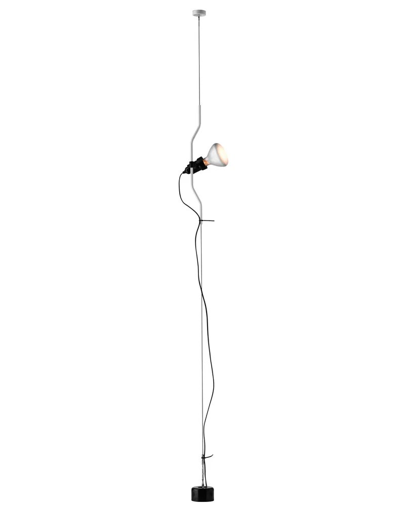 Flos Stehleuchte Luminator - Metall - Elastomer - Designer Pio Manzu 