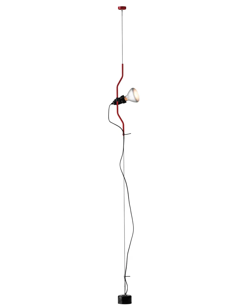 Flos Stehleuchte Luminator - Metall - Elastomer - Designer Pio Manzu 