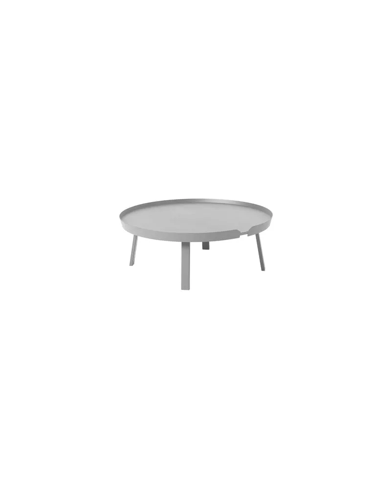 Muuto Couchtisch Around - Grau - getönte Esche - Designer Thomas Bentzen 