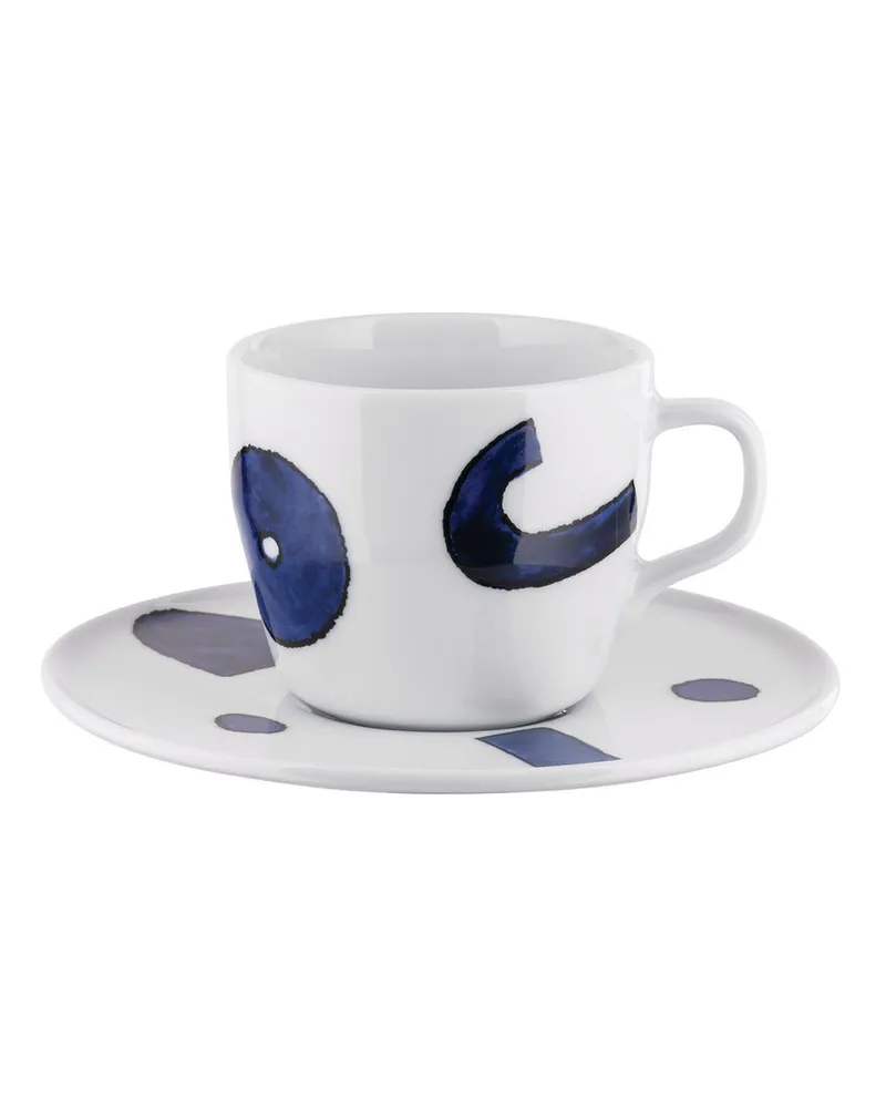 Alessi Kaffeetasse Itsumo - Blau - Porzellan - Designer Samiro Yunoki 