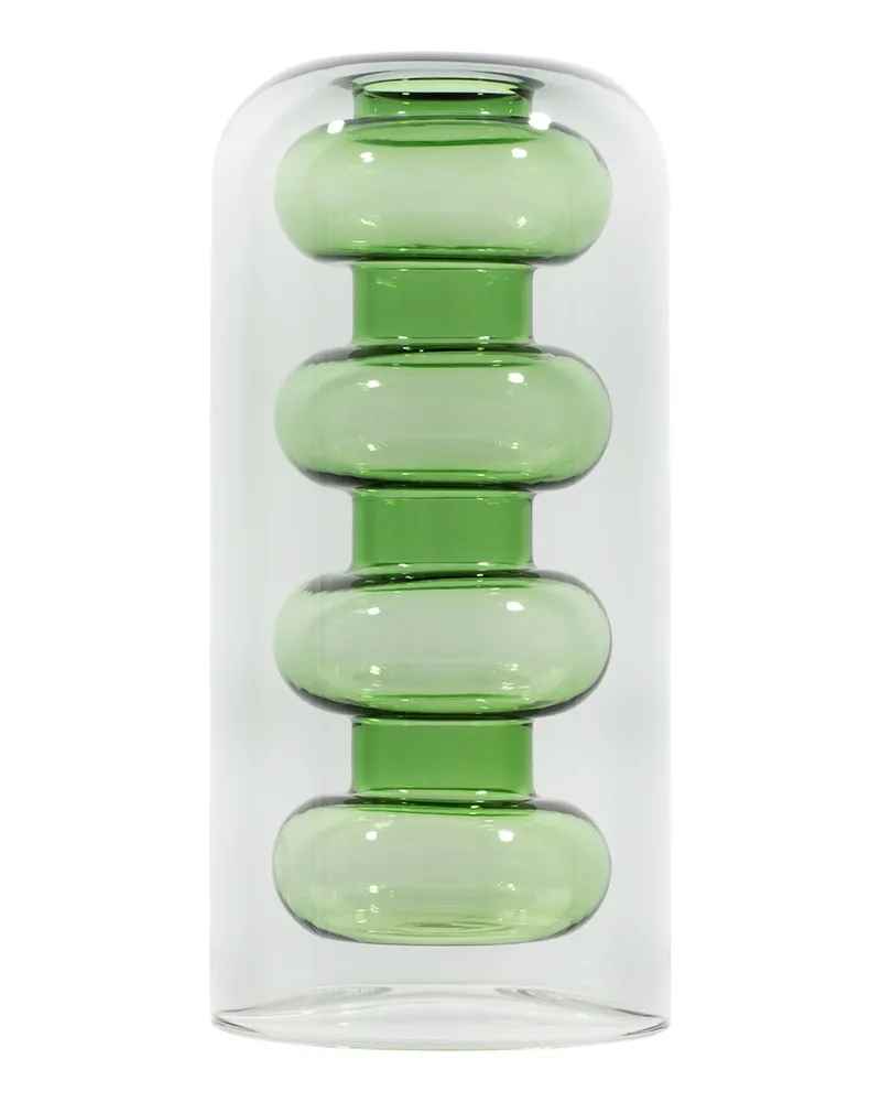 Tom Dixon Vase Bump - Grün - Geblasenes Borosilikatglas - Designer Tom Dixon 