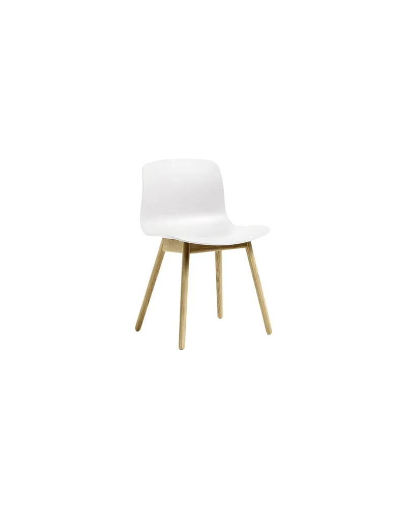 Hay Stuhl About a chair - Weiß - Recyceltes Polypropylen - Designer Hee Welling 