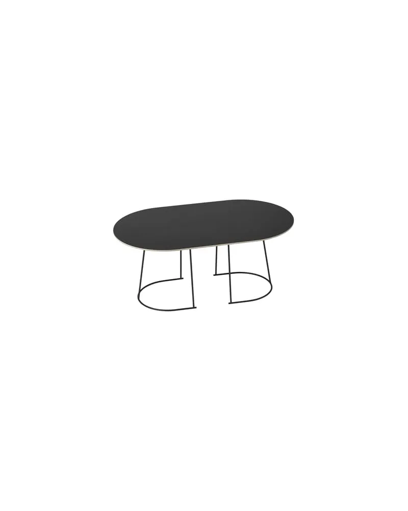 Muuto Couchtisch Airy - Schwarz - Press-Spanplatte - Designer Cecilie Manz 