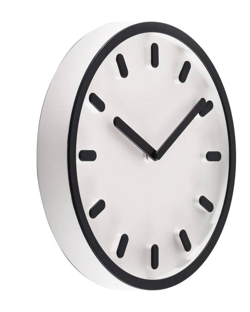 Magis Wanduhr Horloges - Schwarz - ABS - Designer Naoto Fukasawa 