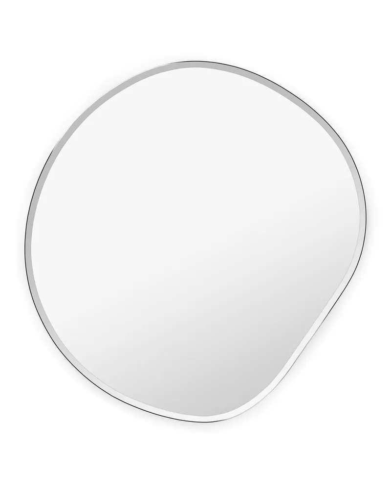 ferm LIVING Wandspiegel Pond - Metall - Zink verchromt 