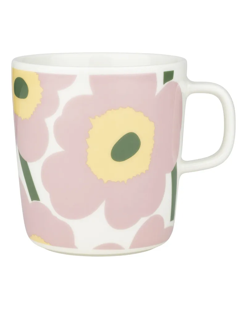 Marimekko Becher Unikko - Bunt - Sandstein - Designer Maija Isola 