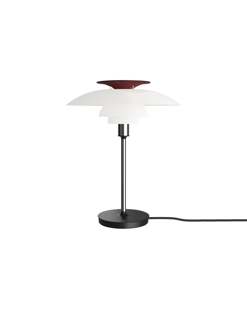 Louis Poulsen Tischleuchte PH - Weiß - Acrylglas (Opal) - Designer Poul Henningsen 