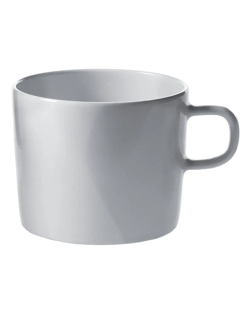 Alessi Kaffeetasse Platebowlcup - Weiß - Porzellan - Designer Jasper Morrison 
