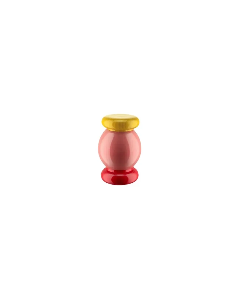 Alessi Salz- und Pfeffermühle Alessi 100 Values Collection - Rosa - FSC-zertifizierte gedrechselte Buche - Designer Ettore Sottsass 