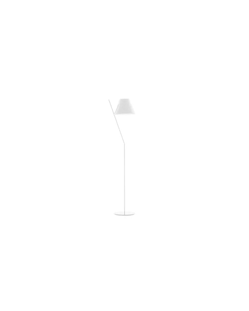Artemide Stehleuchte La Petite - Weiß - lackiertes Aluminium - Designer Quaglio Simonelli 