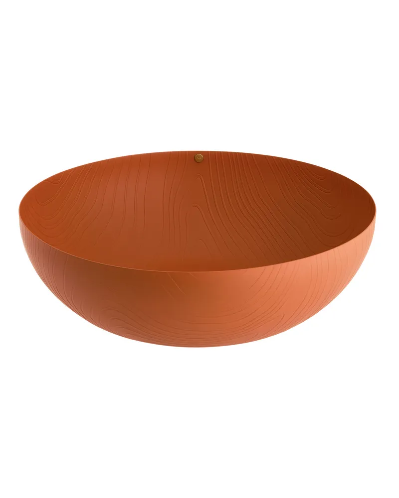 Alessi Schale Veneer - Braun - rostfreier Stahl - Designer Patricia Urquiola 