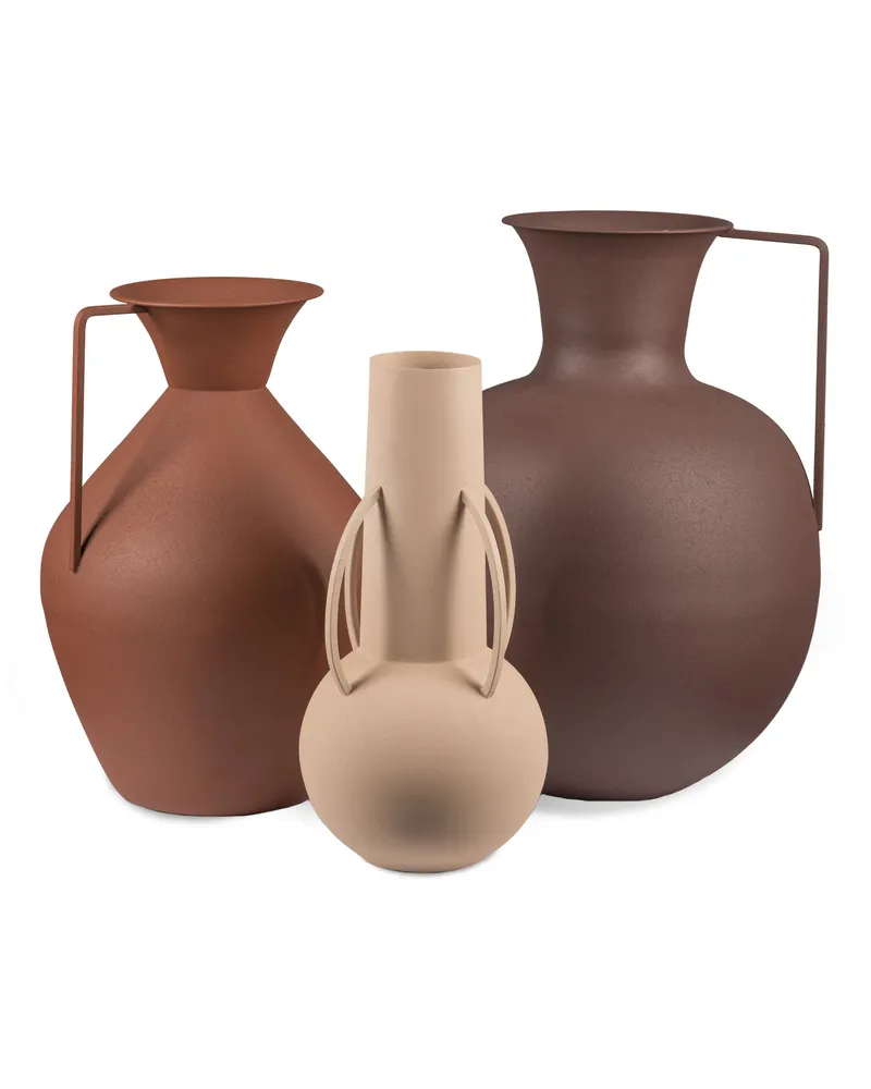 POLSPOTTEN Vase Roman - Braun - lackiertes Eisen - Designer MODO architettura + design 