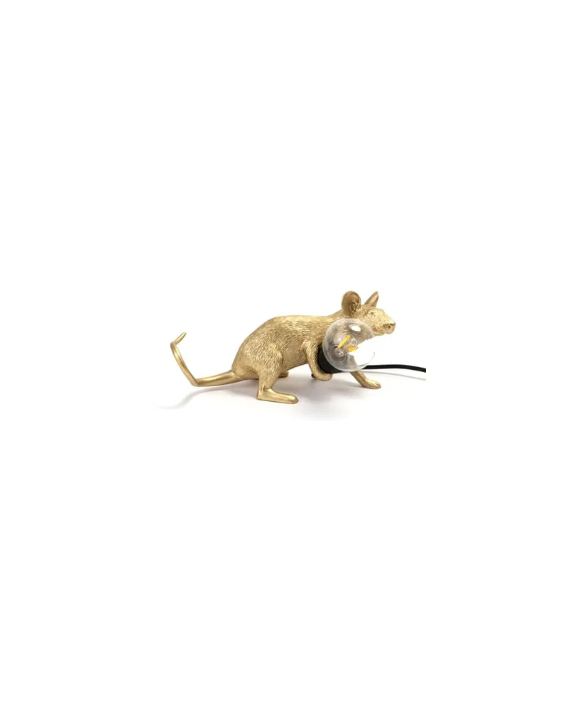 Seletti Tischleuchte Animaux - Gold - Harz - Designer Marcantonio 