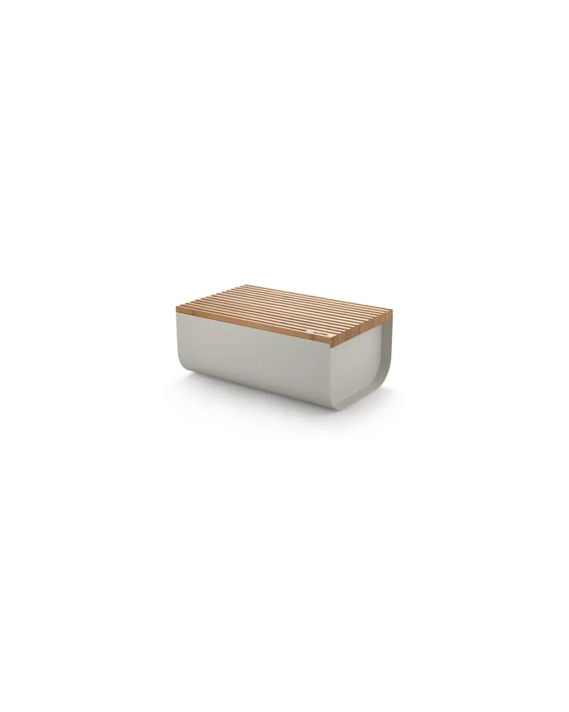 Alessi Brotkasten Mattina - Grau - Bambus - Designer Big Game 