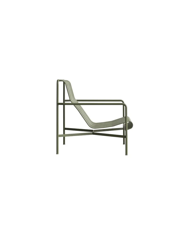 Hay Lounge Sessel Palissade - Grün - Epoxy-Farbe - Designer Ronan & Erwan Bouroullec 