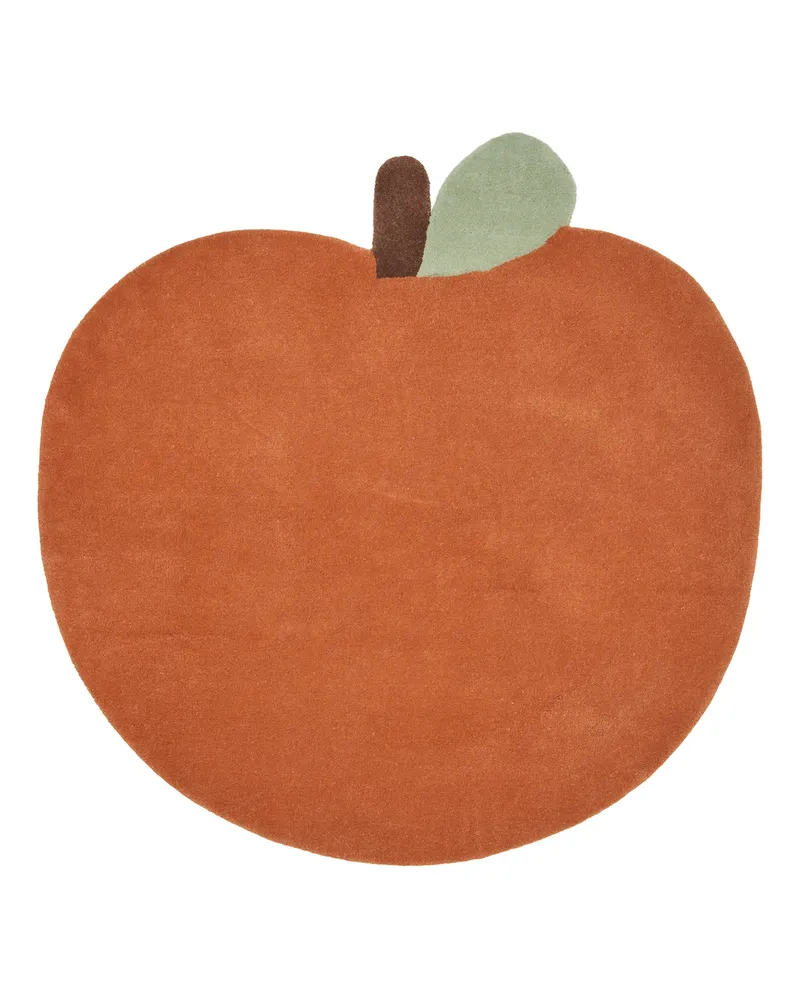 ferm LIVING Teppich Apple - Orange - Wolle aus Neuseeland 