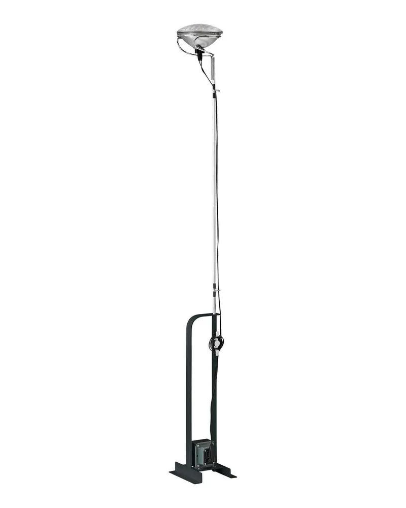 Flos Stehleuchte Toio - Schwarz - Stahl - Designer Pier Giacomo Castiglioni 