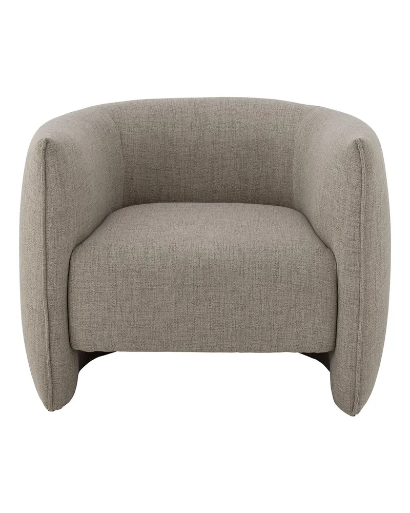 Bloomingville Gepolsterter Sessel Bacio - Beige - Recyceltes Polyester 