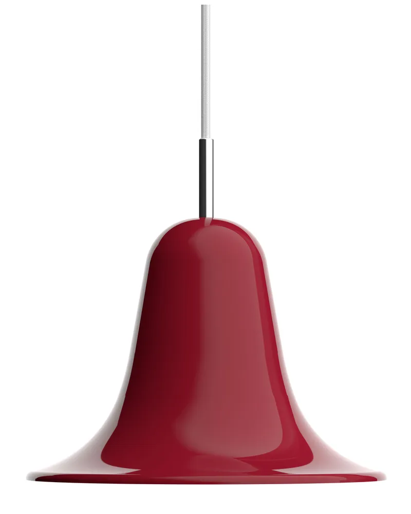 Verpan Pendelleuchte Moon - Weiß - Polyacryl - Designer Verner Panton 