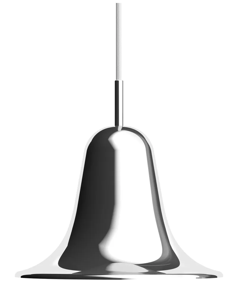 Verpan Pendelleuchte Moon - Weiß - Polyacryl - Designer Verner Panton 