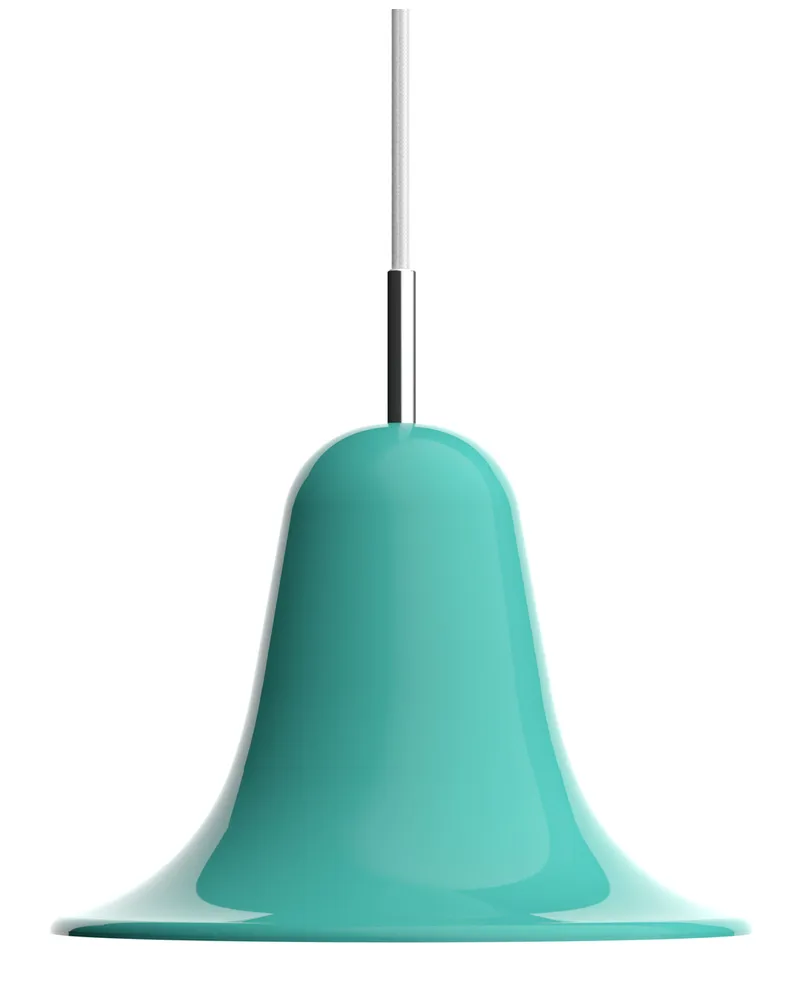 Verpan Pendelleuchte Moon - Weiß - Polyacryl - Designer Verner Panton 