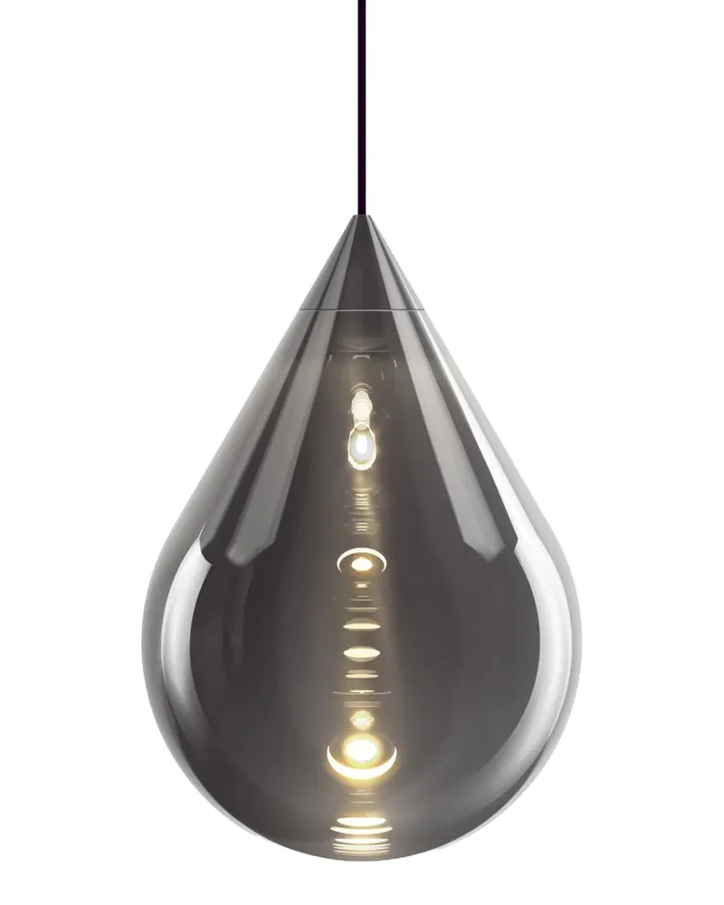 Tom Dixon Pendelleuchte Flare - Silber - Borosilikatglas - Designer Tom Dixon 