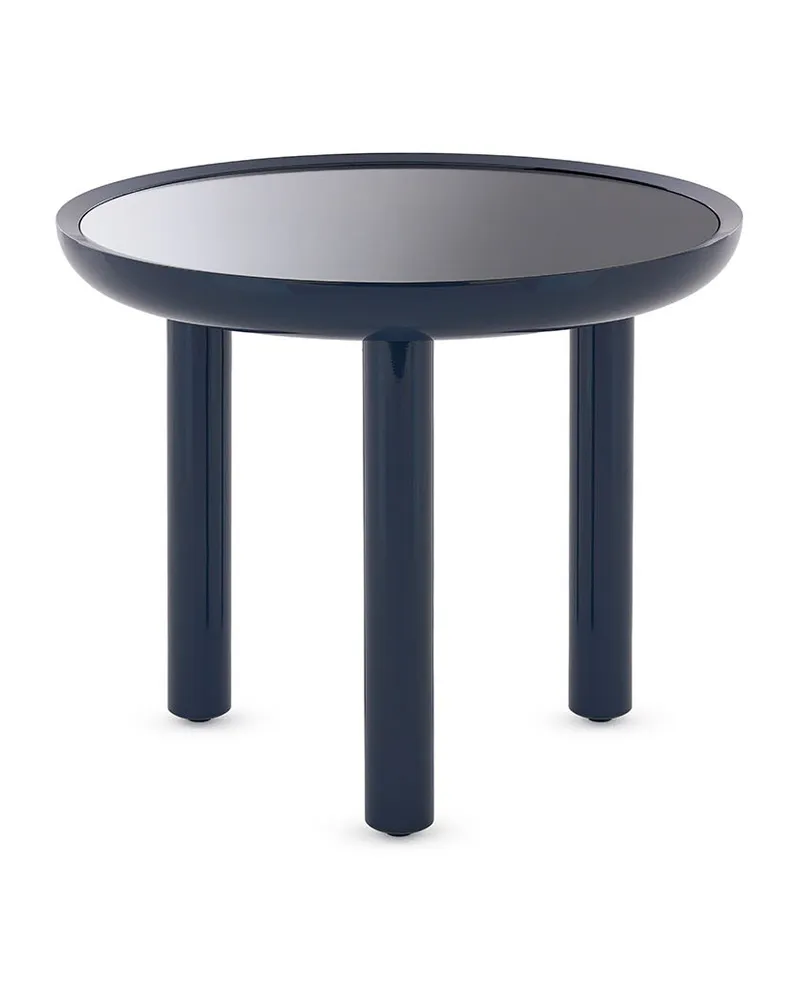 Kartell Couchtisch K-TOP - Blau - Hochglanzpoliertes Glas - Designer Rodolfo Dordoni 