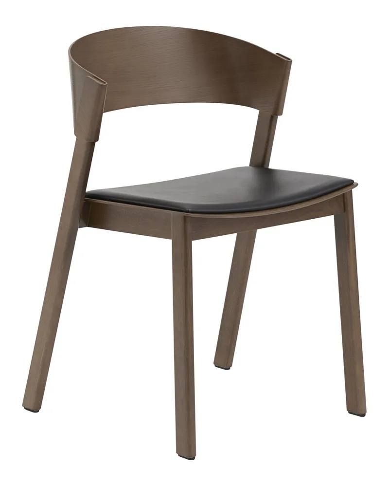 Muuto Stapelbarer Stuhl Cover - Braun - Gebogenes Sperrholz - Designer Thomas Bentzen 