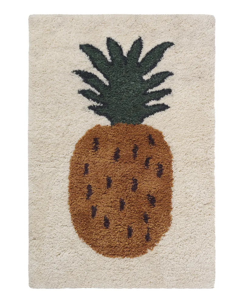ferm LIVING Teppich Fruiticana - Beige - Wolle - Designer Trine Andersen 