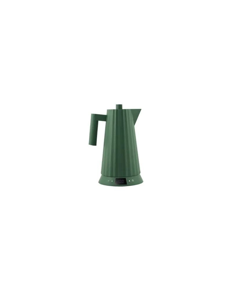 Alessi Wasserkocher Plissé - Grün - thermoplastisches Harz - Designer Michele de Lucchi 