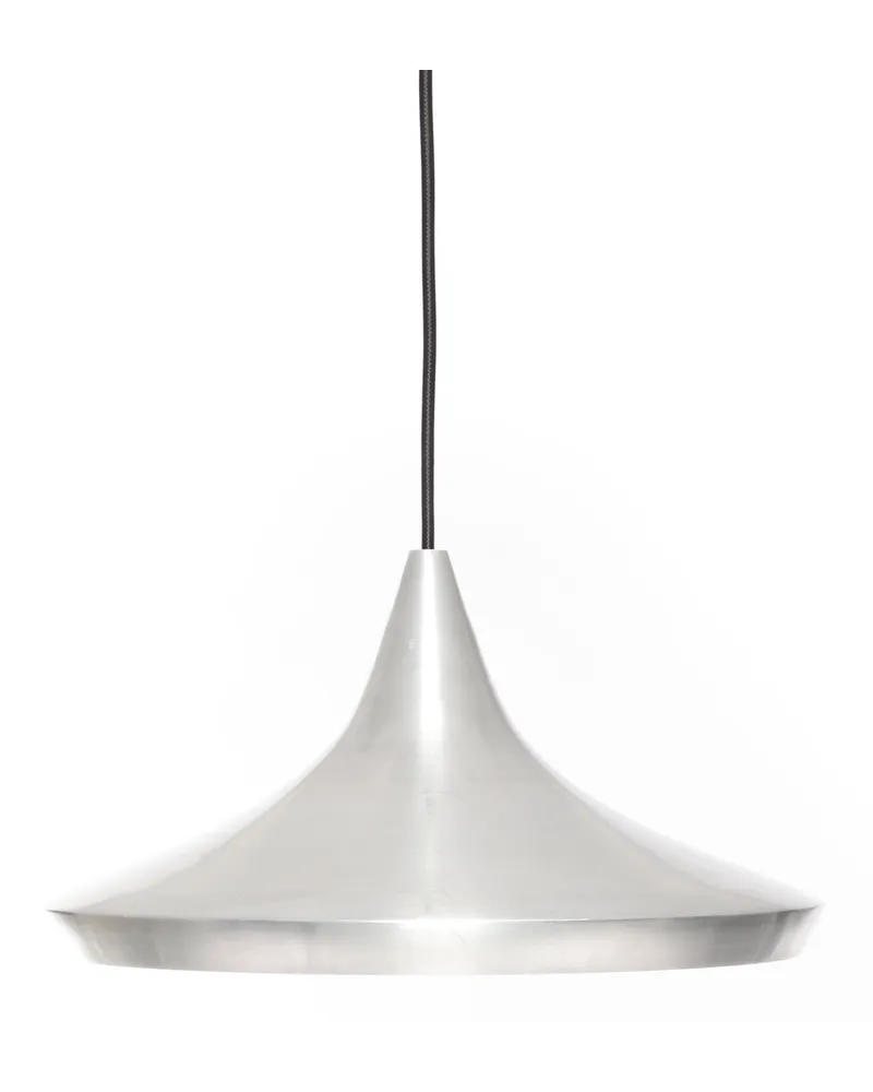 Tom Dixon Pendelleuchte Unbeaten - Silber - Gesponnenes Aluminium - Designer Tom Dixon 