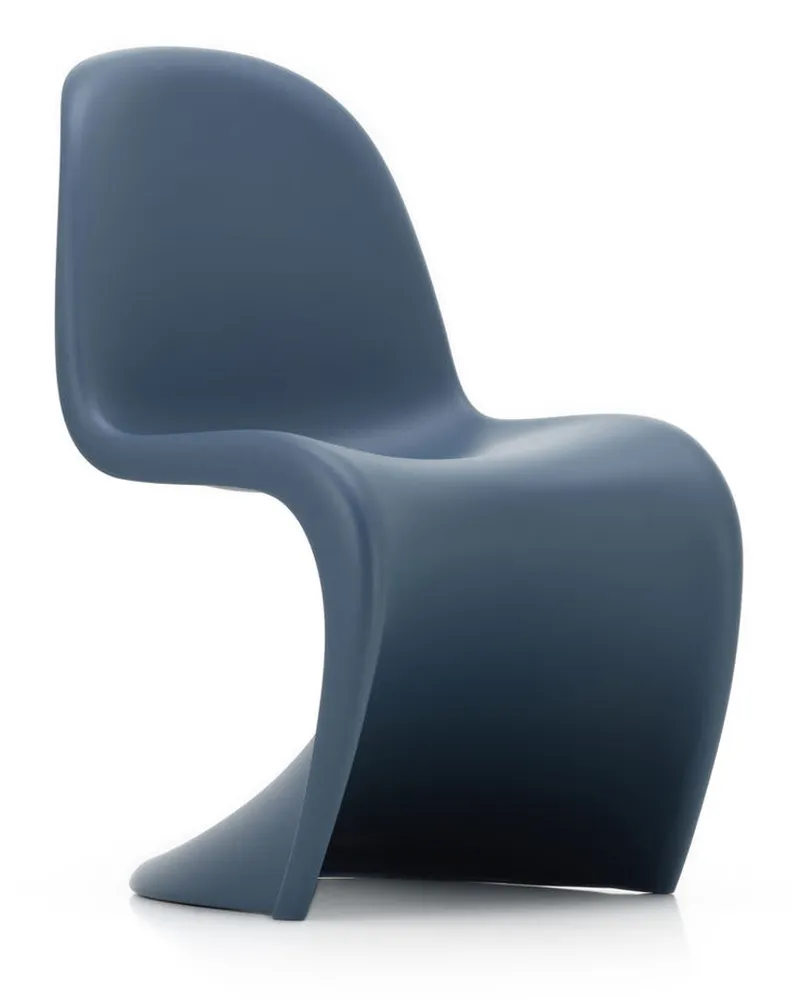Vitra Kinderstuhl Panton Chair - Blau - Gefärbtes Polypropylen - Designer Verner Panton 