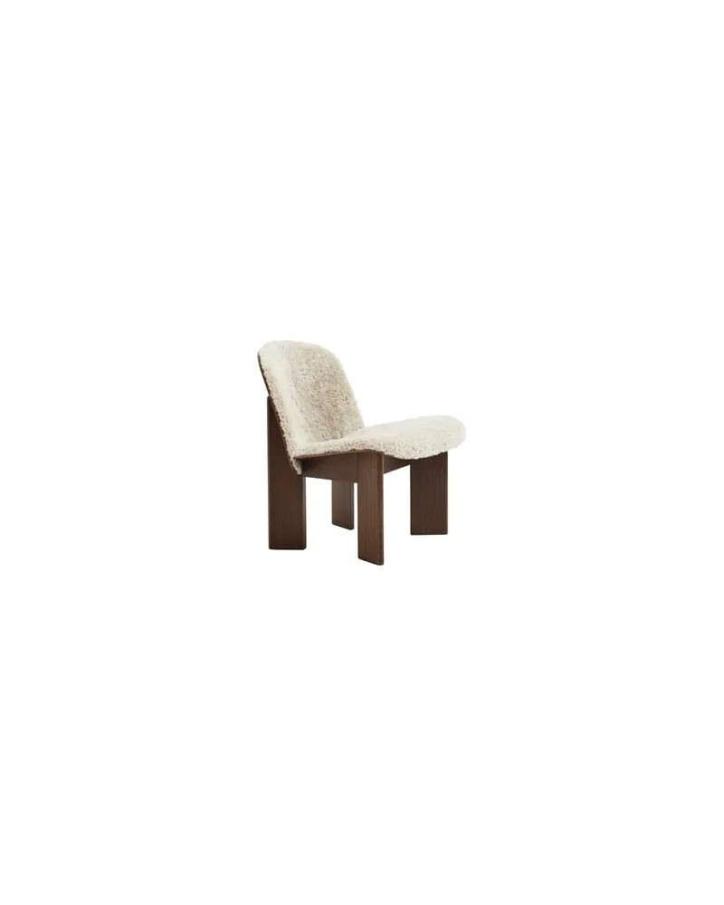 Hay Sessel Chisel - Weiß - Schafsfell - Designer Andreas Bergsaker 