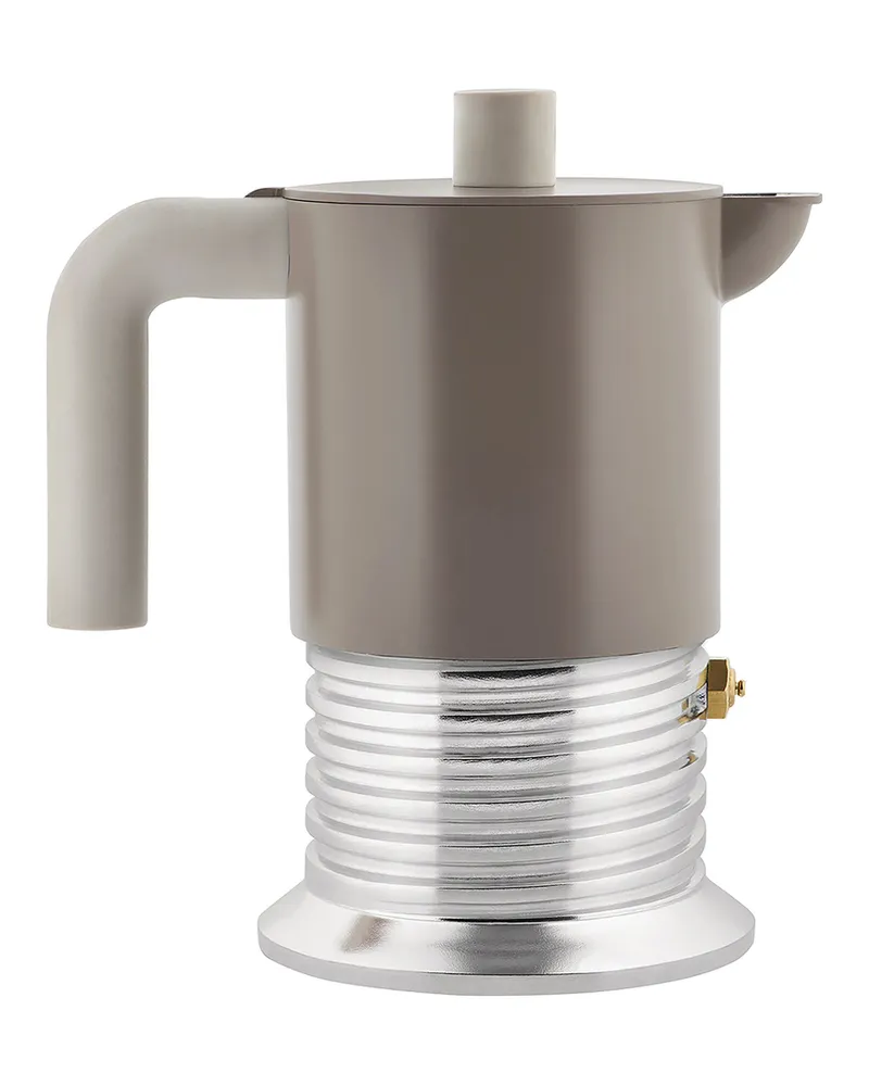 Alessi italienischer Kaffeebereiter Vite - Grün - Gegossenes Aluminium - Designer Philippe Malouin 
