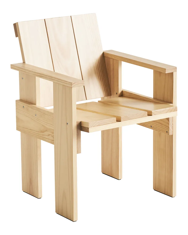 Hay Armlehnstuhl Crate - Holz natur - Kiefer, massiv - Designer Gerrit Rietveld 