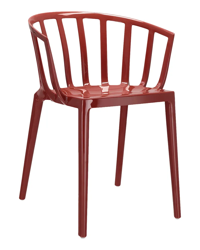 Kartell Stapelbarer Sessel Venice - Schwarz - Recyceltes thermoplast. Technopolymer - Designer Philippe Starck 