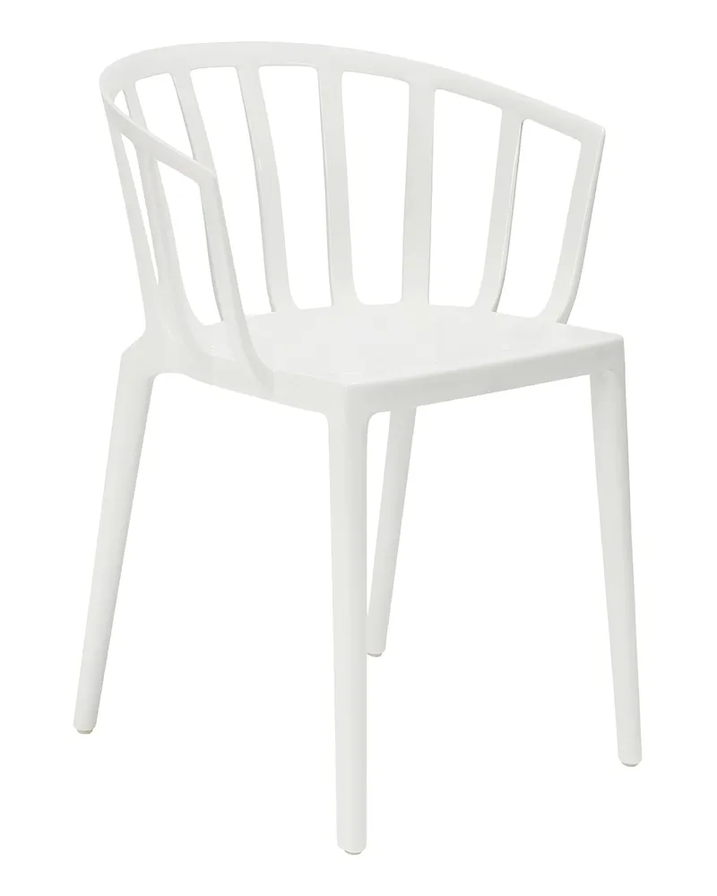 Kartell Stapelbarer Sessel Venice - Schwarz - Recyceltes thermoplast. Technopolymer - Designer Philippe Starck 
