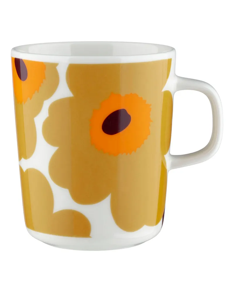 Marimekko Becher Kukasta Kukkaan - Bunt - Sandstein - Designer Erja Hirvi 