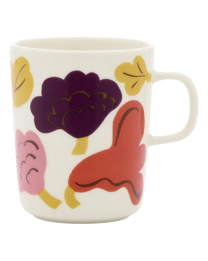 Marimekko Becher Kukasta Kukkaan - Bunt - Sandstein - Designer Erja Hirvi 