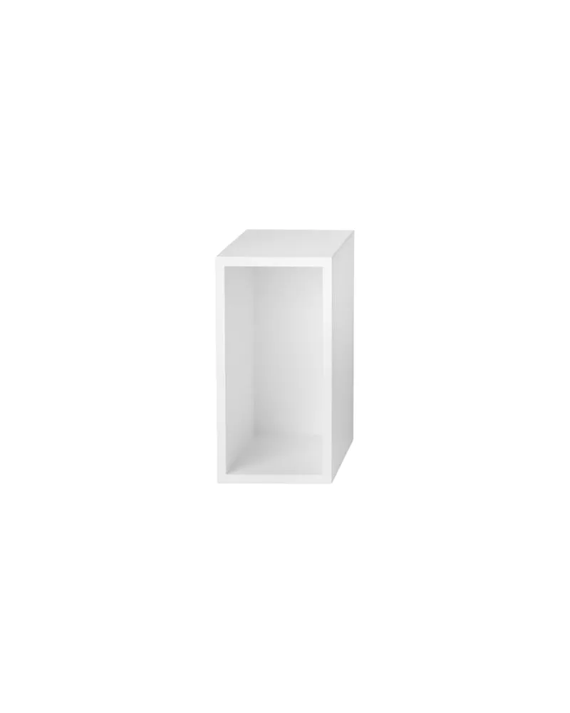 Muuto Regal Stacked 2.0 - Weiß - mitteldichte bemalte Holzfaserplatte - Designer Julien De Smedt 