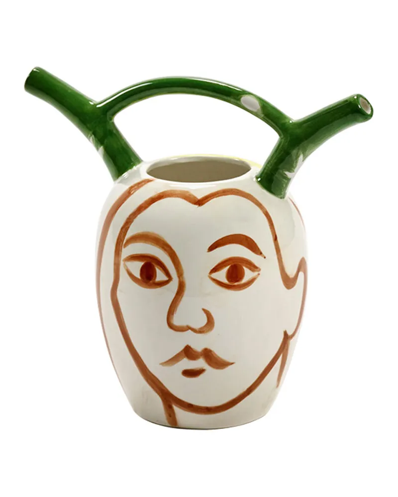 Serax Vase Santiago De Borja - Bunt - emaillierter Sandstein - Designer Shurleey 