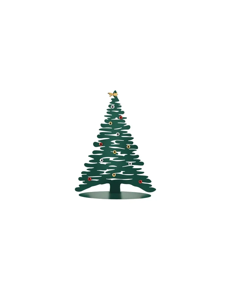 Alessi Weihnachtsdeko Noël - Grün - Porzellan - Designer Donia Maaoui 