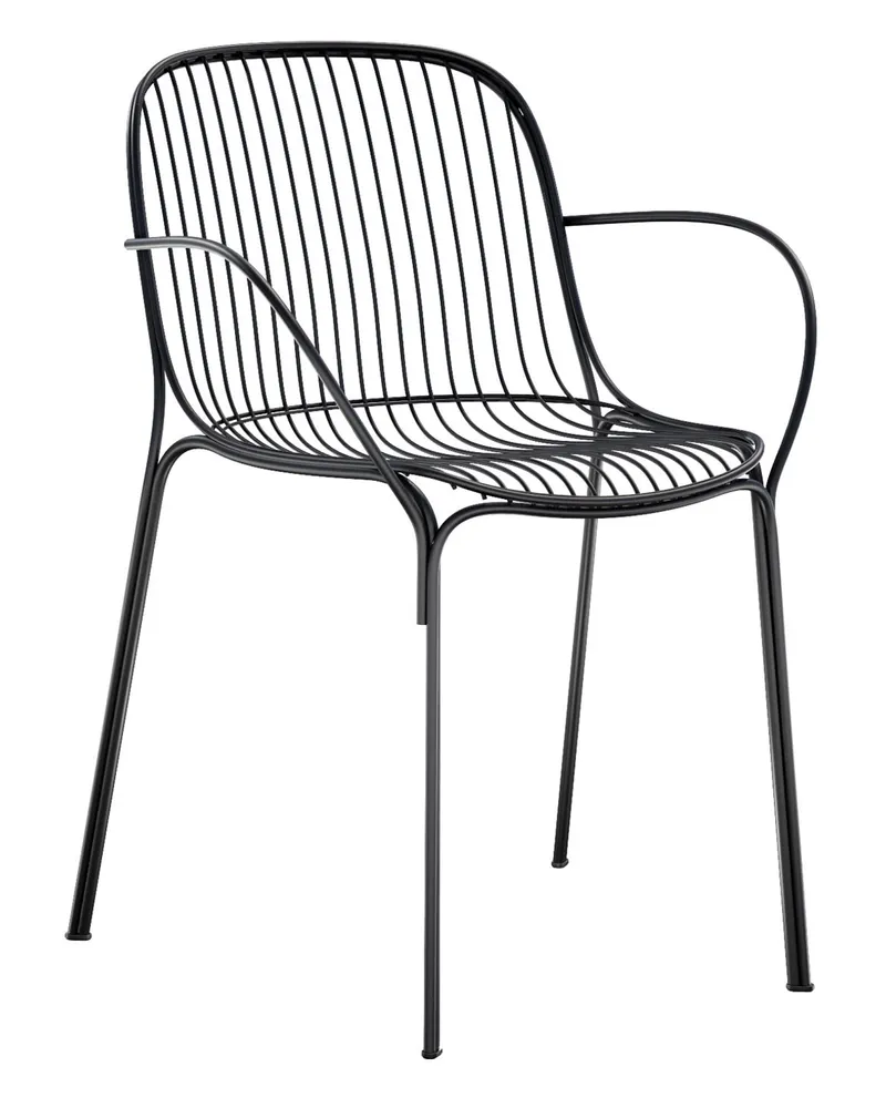 Kartell Sessel HiRay - Grün - bemalter galvanisierter Stahl - Designer Ludovica & Roberto Palomba 
