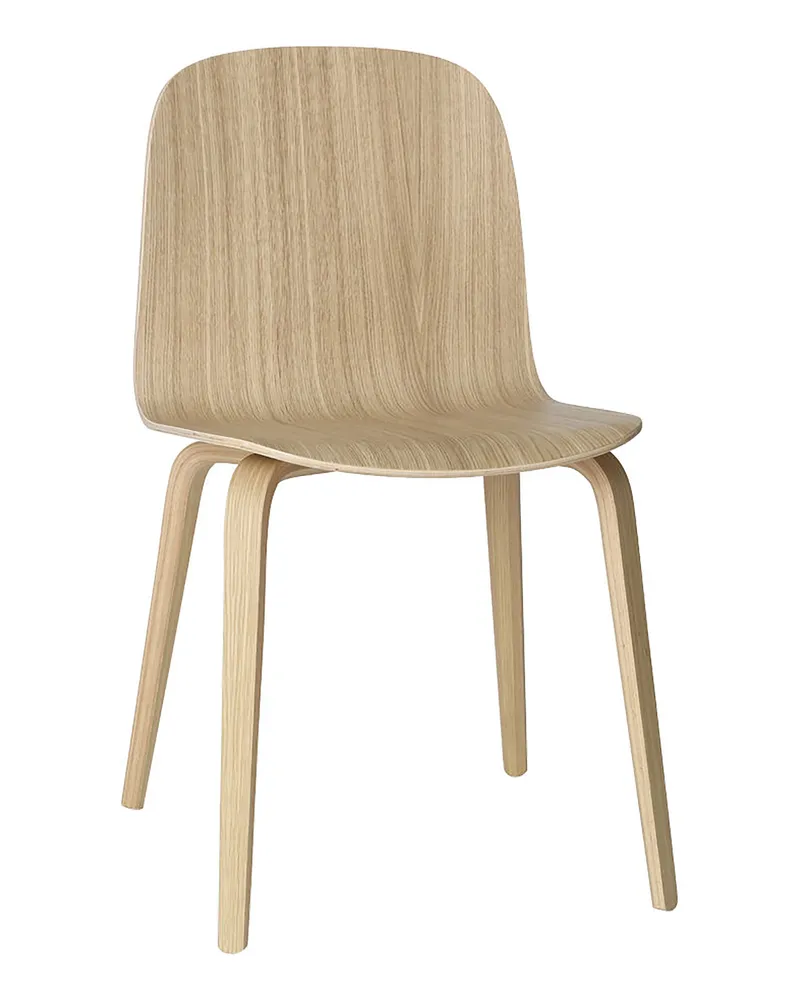Muuto Stuhl Visu - Violett - Lackiertes Eschensperrholz - Designer Mika Tolvanen 