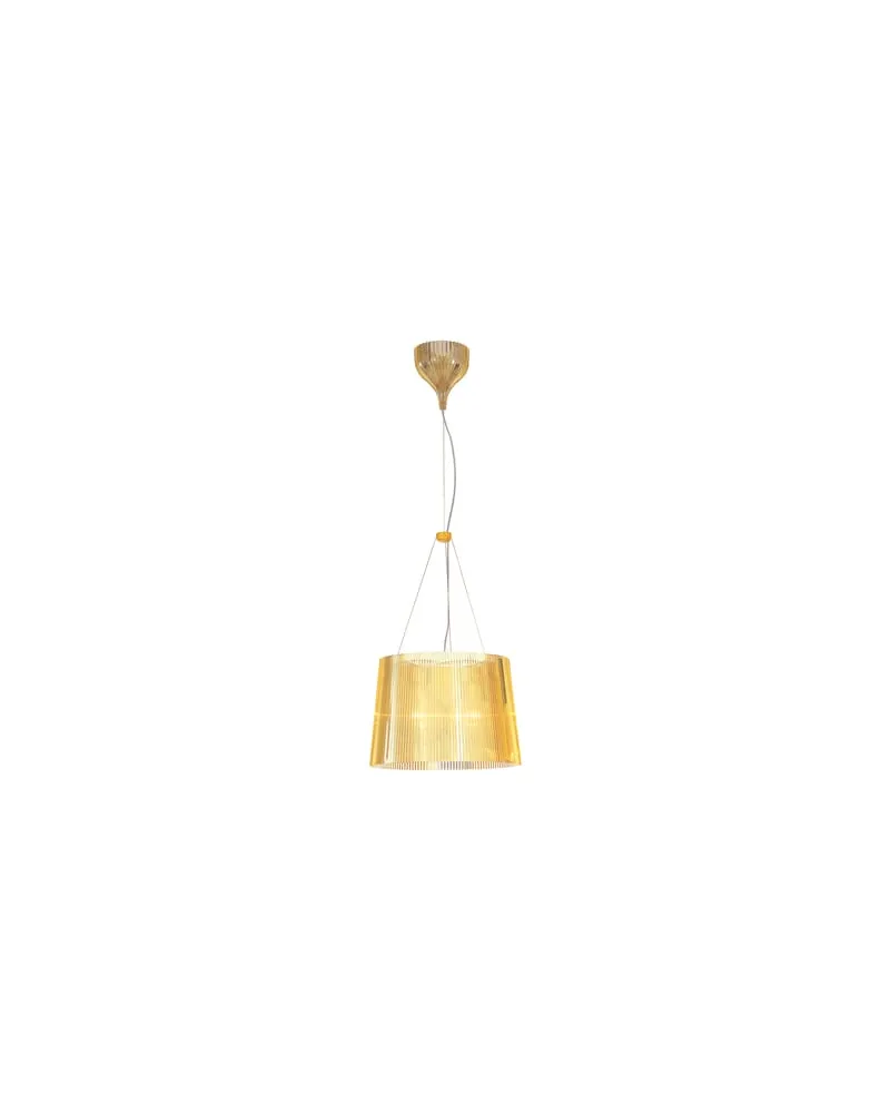 Kartell Pendelleuchte E - Gelb - Polycarbonat 2.3 - Designer Ferruccio Laviani 