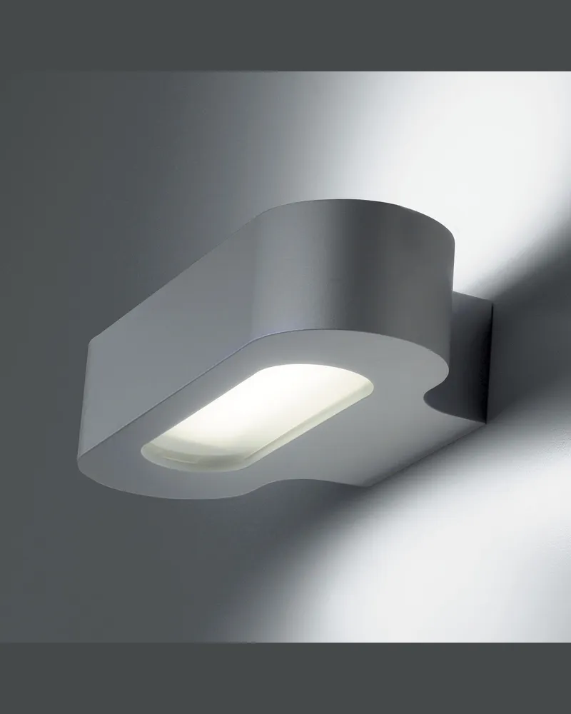 Artemide Wandleuchte Talo - Weiß - klarlackbeschichtetes Aluminium - Designer Neil Poulton 