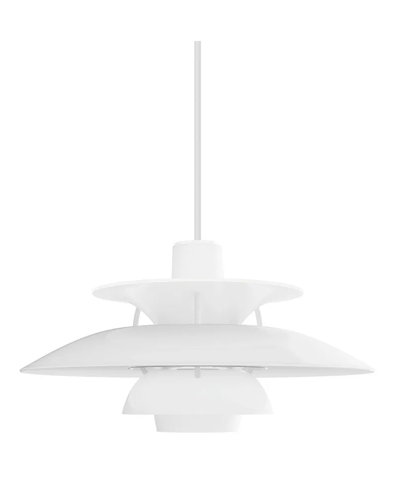 Louis Poulsen Pendelleuchte PH - Beige - PMMA - Designer Poul Henningsen 