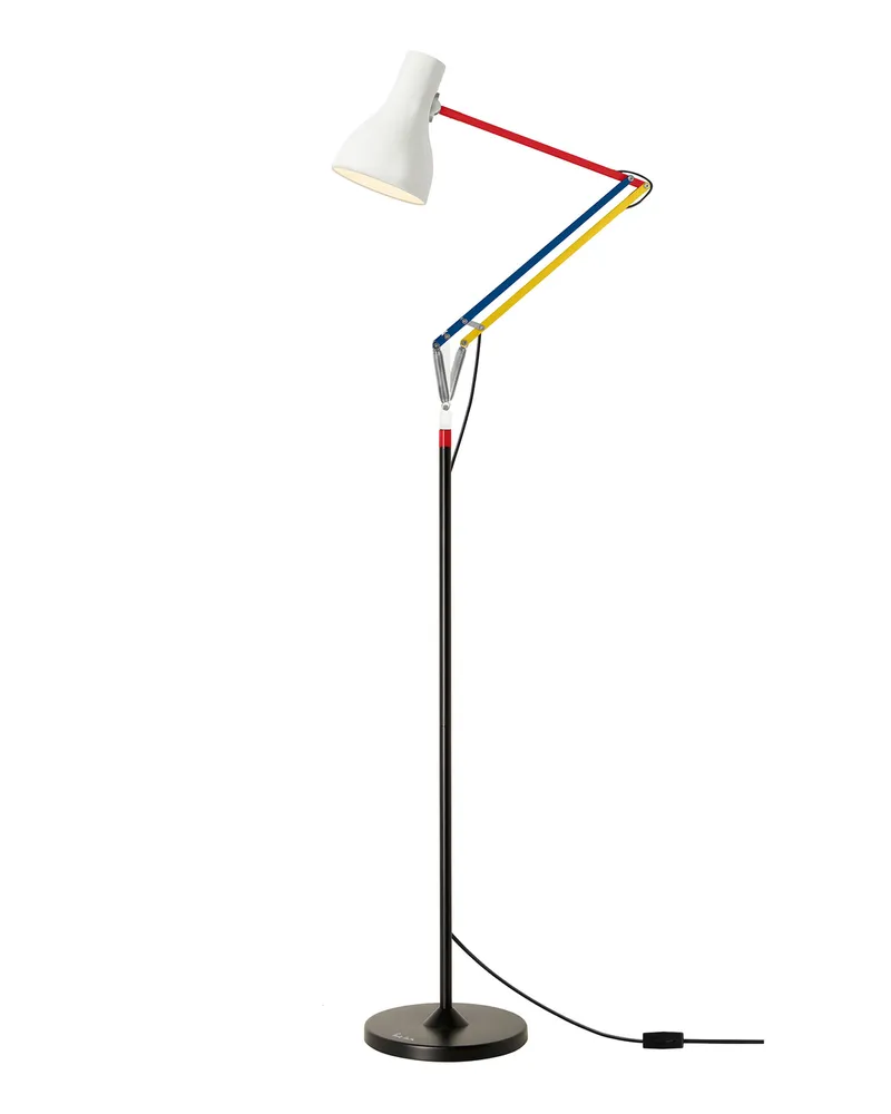 Anglepoise Stehleuchte Type 75 - Weiß - Aluminium - Designer Paul Smith 