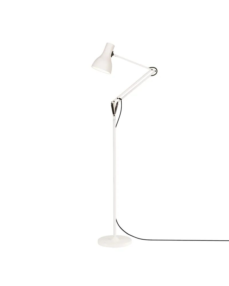 Anglepoise Stehleuchte Type 75 - Weiß - Aluminium - Designer Paul Smith 