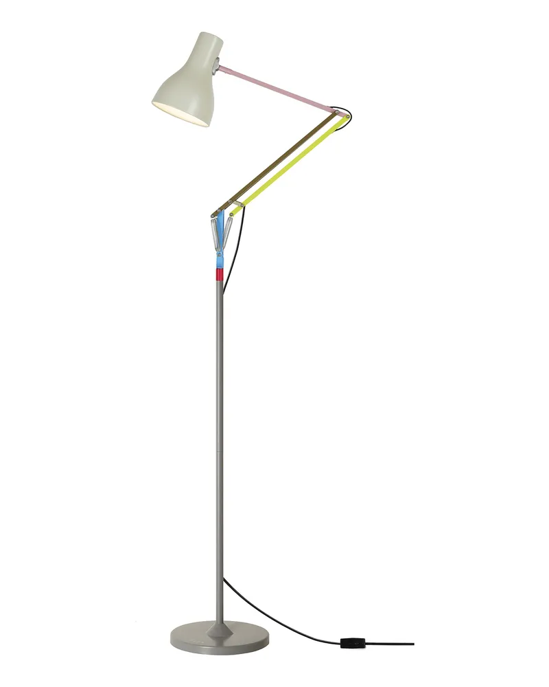 Anglepoise Stehleuchte Type 75 - Weiß - Aluminium - Designer Paul Smith 